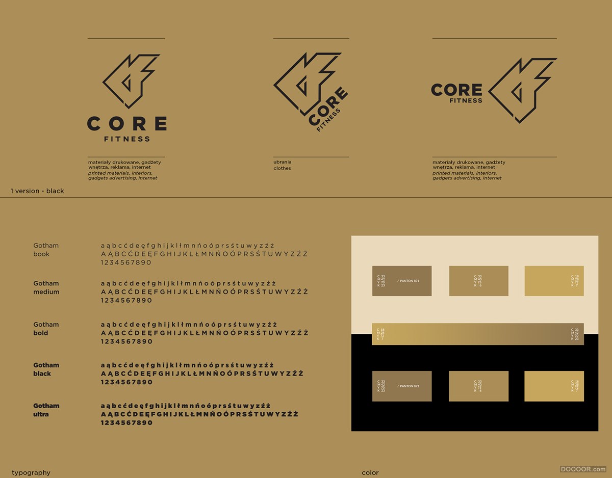 CORE FITNESS健身房品牌形象&amp;导视系统设计-B. FORTH [17P] (15).jpg