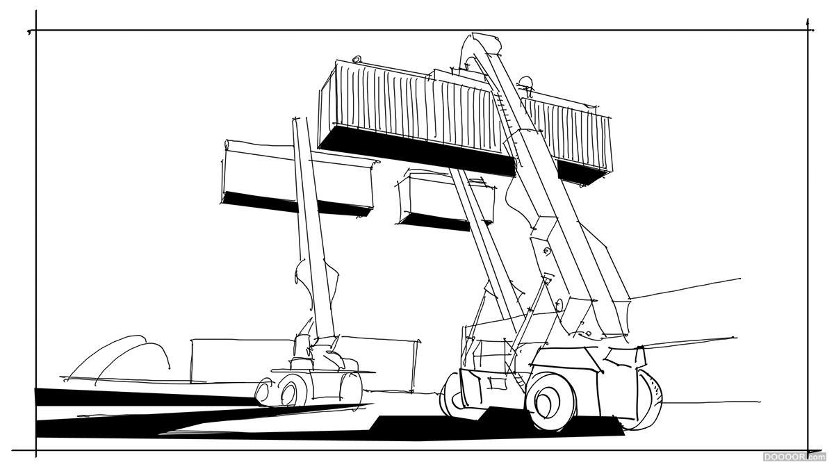 Pawel干练简笔建筑草图手绘-Pawel Podwojewski [35P] (34).jpg