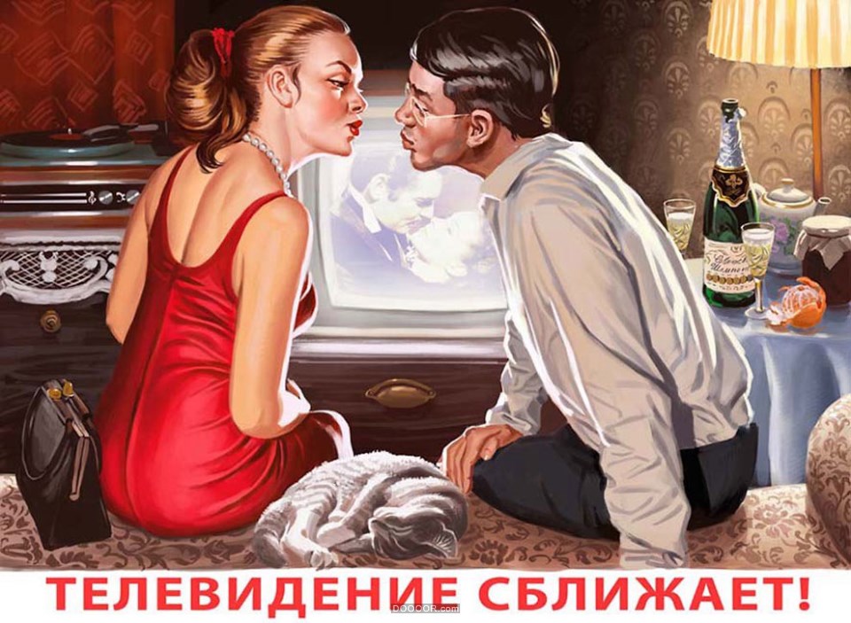 ABSOLUTEY苏联艺术家社会主义风格手绘美女广告海报-Valery Barykin [67P] (5).jpg.jpg