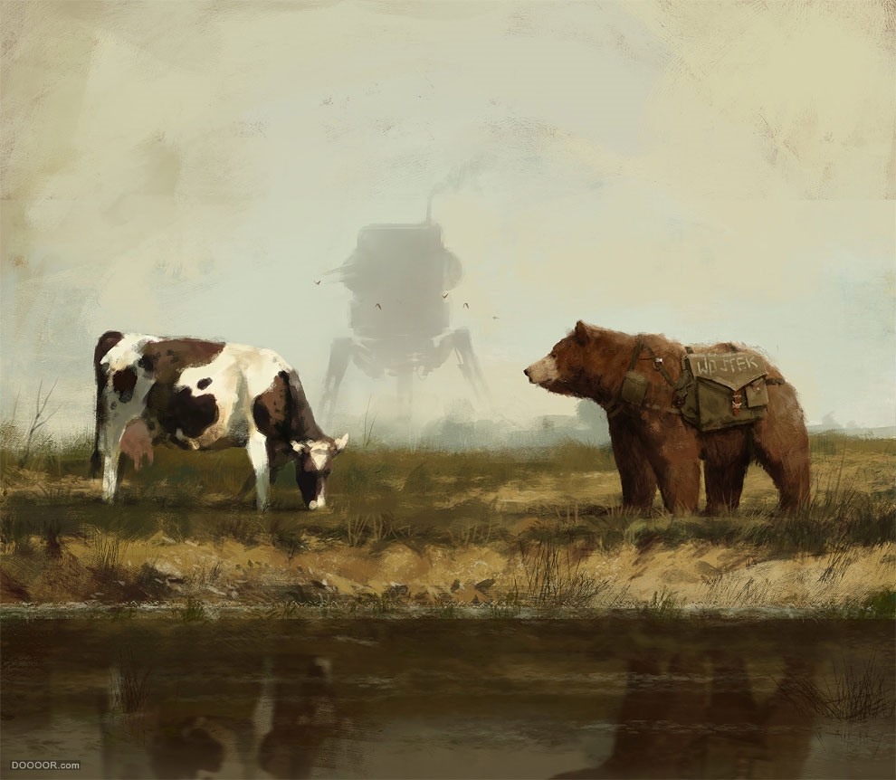 20实际早期攻击东欧农民的机甲机器人和狼人-Jakub Rozalski [65P] (46).jpg