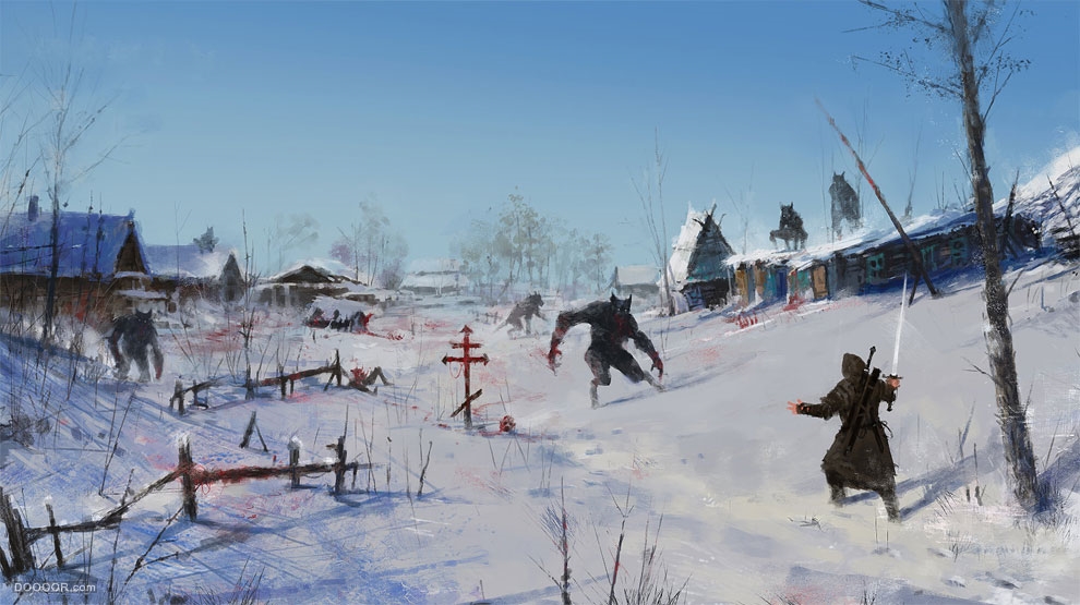 20实际早期攻击东欧农民的机甲机器人和狼人-Jakub Rozalski [65P] (60).jpg