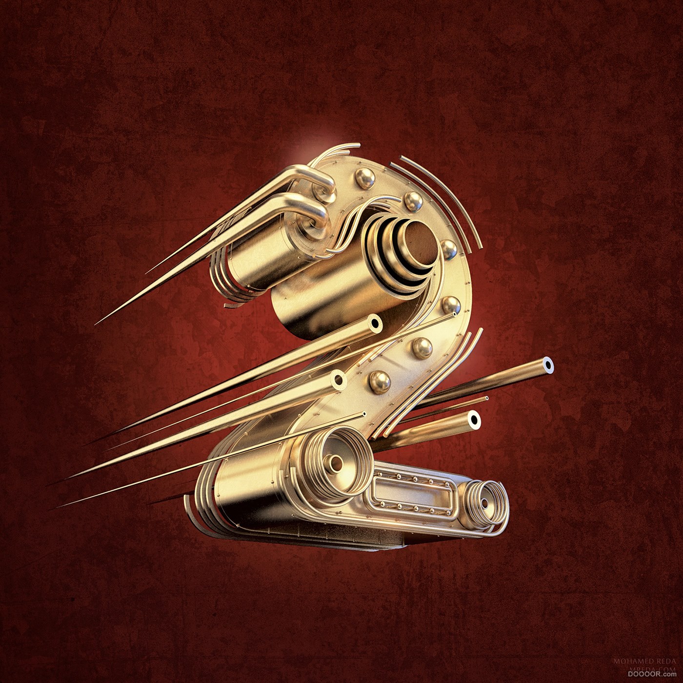 Mohamed Reda工业3D字体设计 [27P] (10).jpg