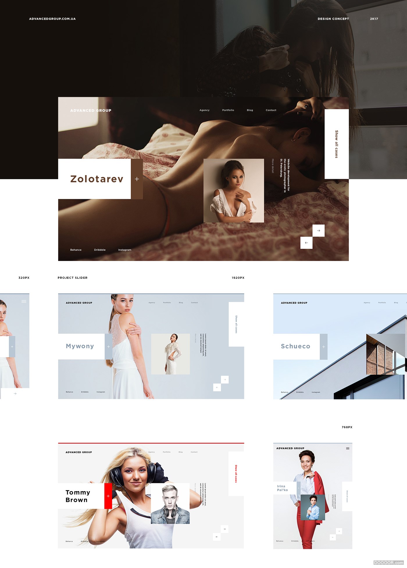 ADVANCED AGENCY概念网站页面设计-Dmitry Zaplava [9P] 5.jpg