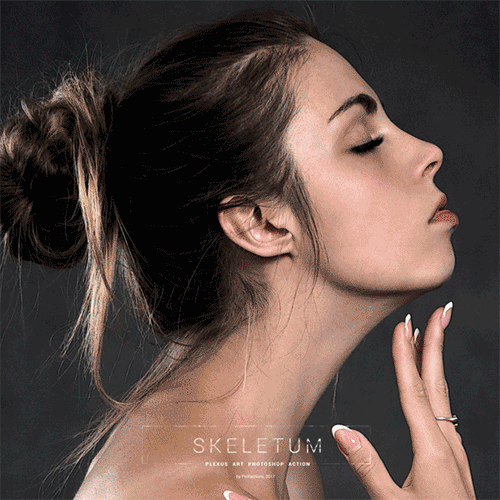 照片转星座点连线特效PHOTOSHOP动作&amp;笔刷&amp;图案[附HD视频教程].gif