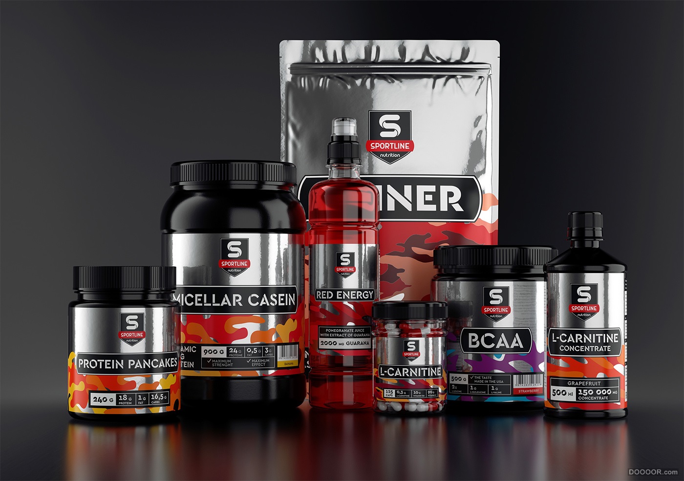 SPORTLINE NUTRITION运动健身营养品包装设计-俄罗斯Daniil Shumakov [16P] (1).jpg.jpg