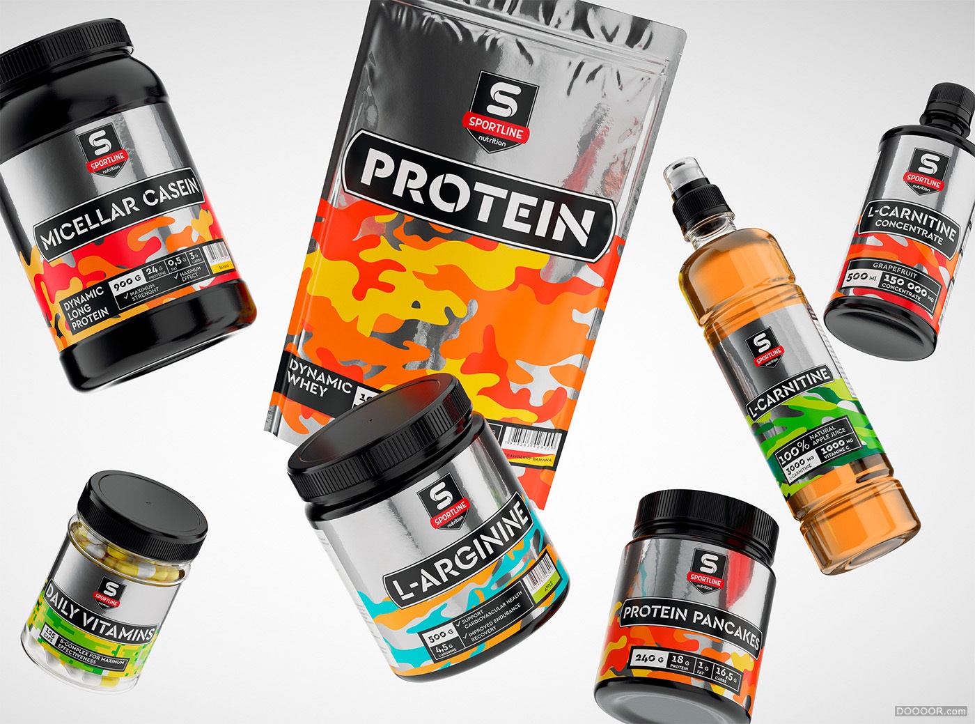 SPORTLINE NUTRITION运动健身营养品包装设计-俄罗斯Daniil Shumakov [16P] (16).jpg.jpg
