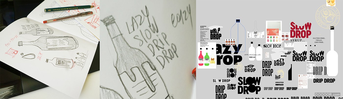 SLOW DROP糖浆鸡尾酒包装设计-俄罗斯Stas Neretin [23P] 3.jpg