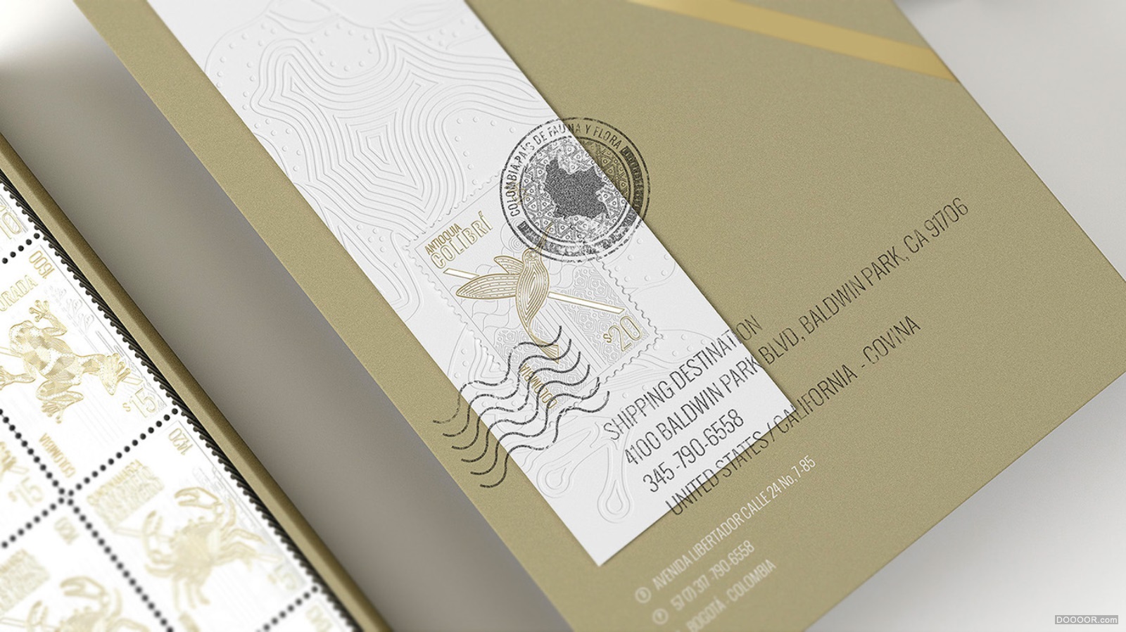 哥伦比亚动物植物纪念邮票设计-哥伦比亚David Espinosa IDS [12P] (11).jpg