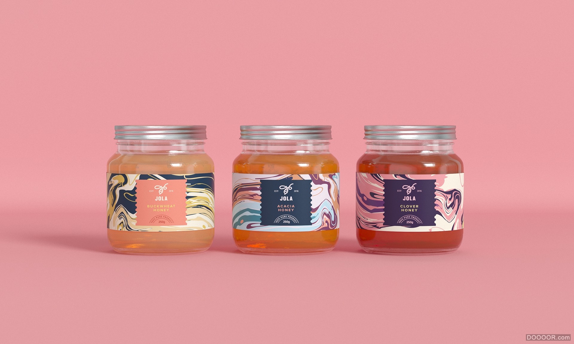 JOLA喀尔巴阡山脉蜂蜜品牌包装设计-乌克兰基辅Dima Tsapko [20P] 2.jpg