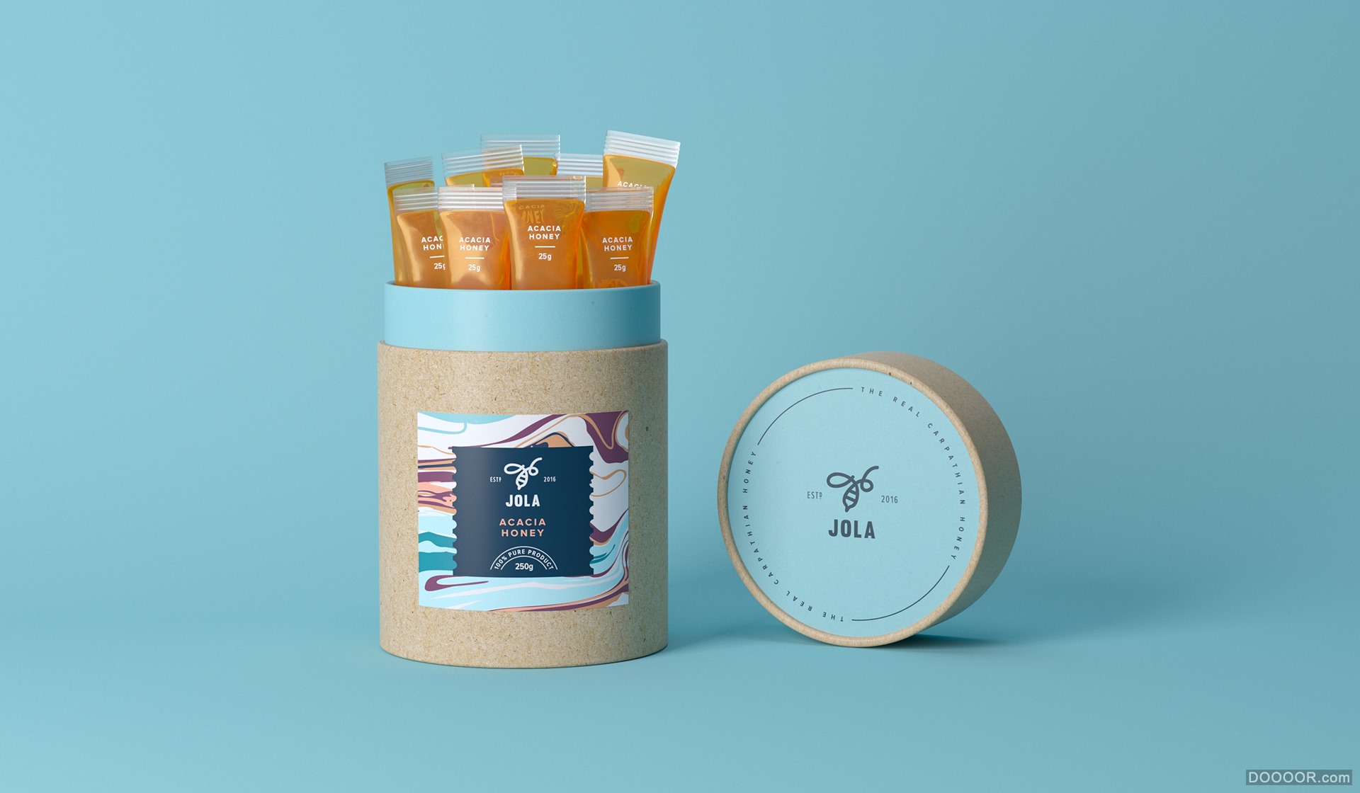 JOLA喀尔巴阡山脉蜂蜜品牌包装设计-乌克兰基辅Dima Tsapko [20P] 7.jpg