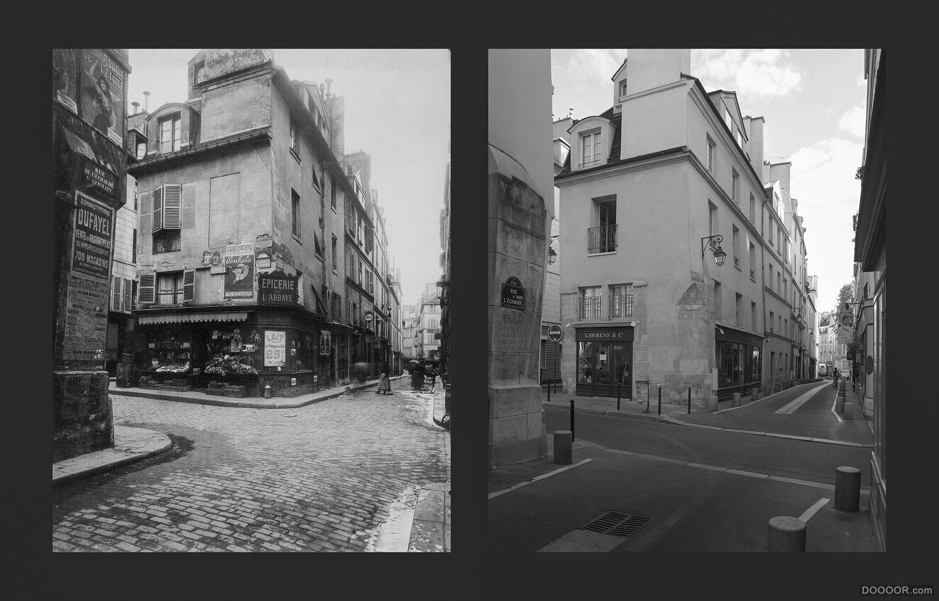 过去与现在-巴黎街头照片对比 [50P] (16).jpg