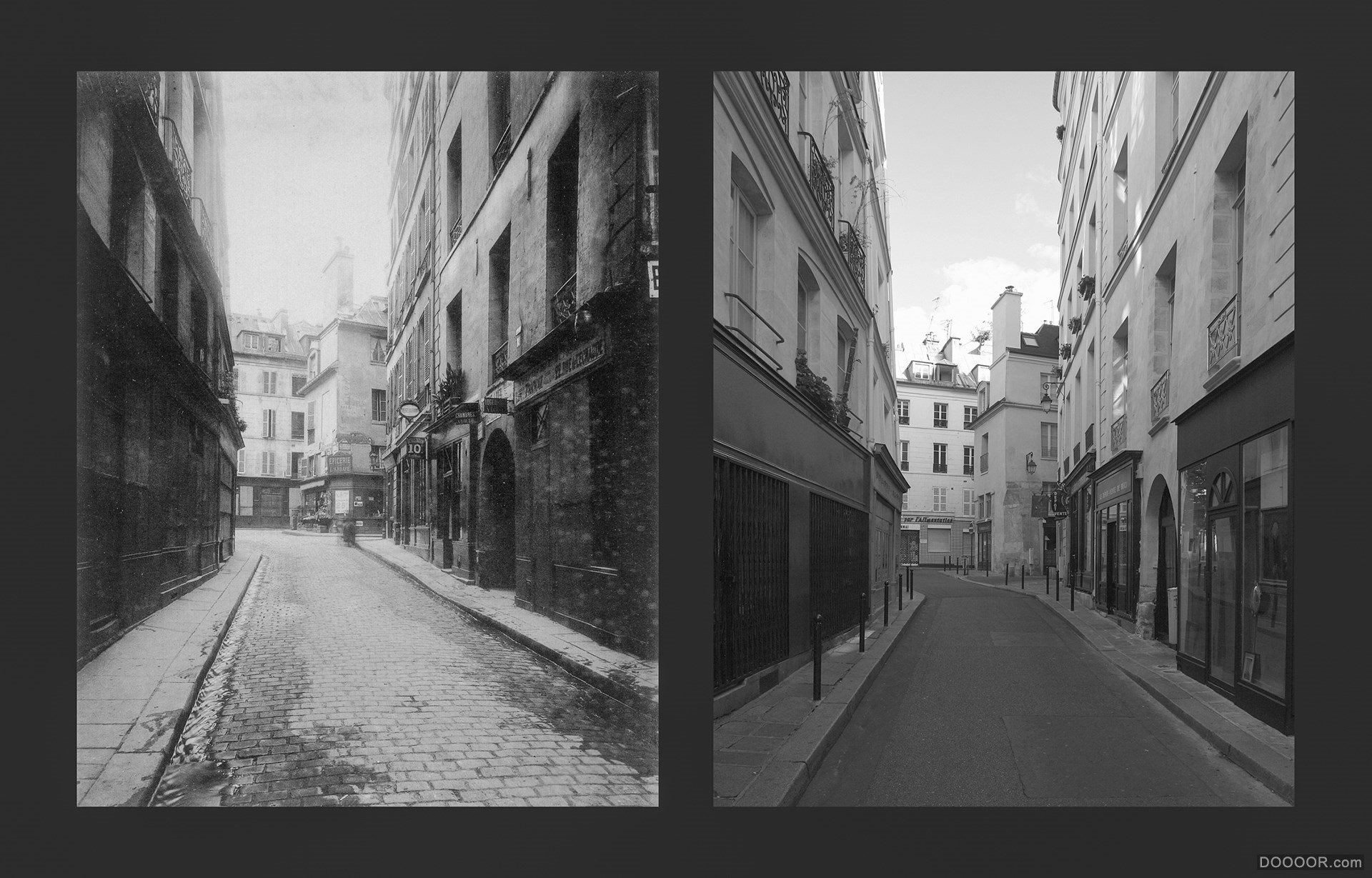 过去与现在-巴黎街头照片对比 [50P] (15).jpg