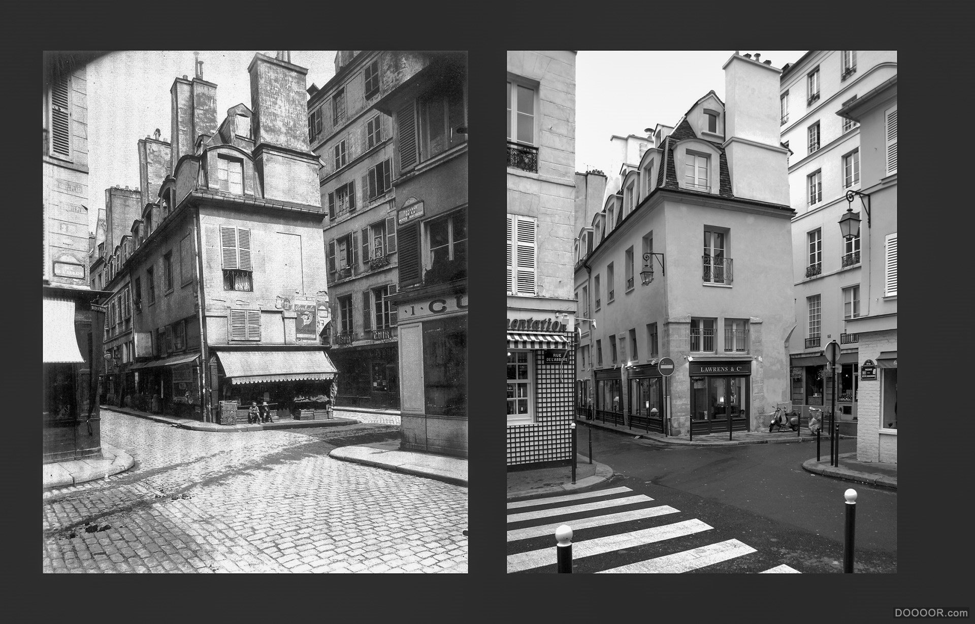 过去与现在-巴黎街头照片对比 [50P] (18).jpg
