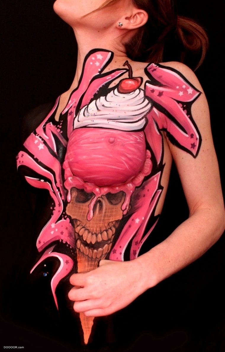 Body Painting Prints. MAZE MARKETING LTD创意人体彩绘艺术作品 [52P] (33).jpg