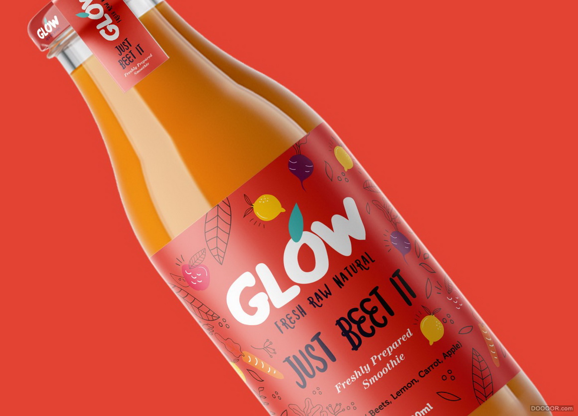 GLOW纯天然系列果汁冰沙饮料包装设计-印度Nachiket Jadhav [28P] 25.jpg