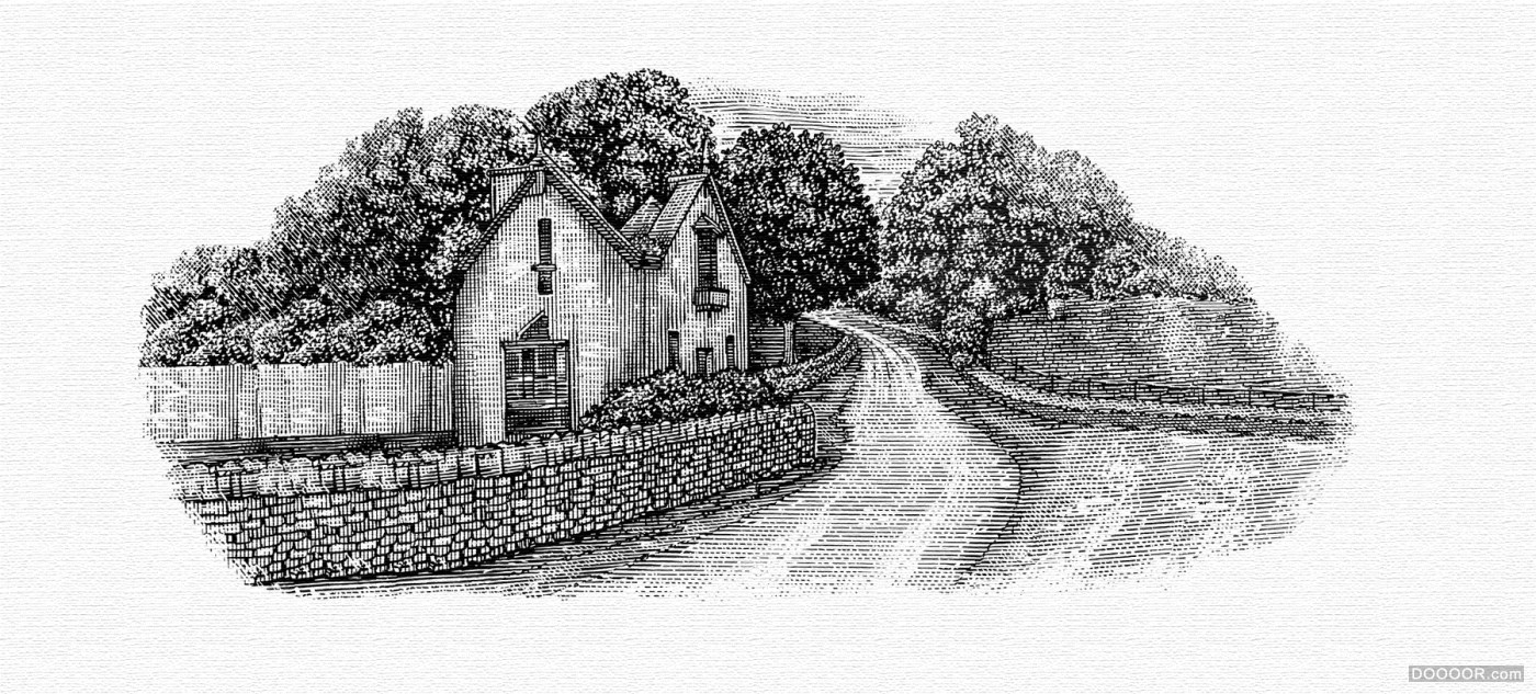 美国Steven Noble木刻雕刻版画风格酒类标签插画作品 [130P] 40.jpg
