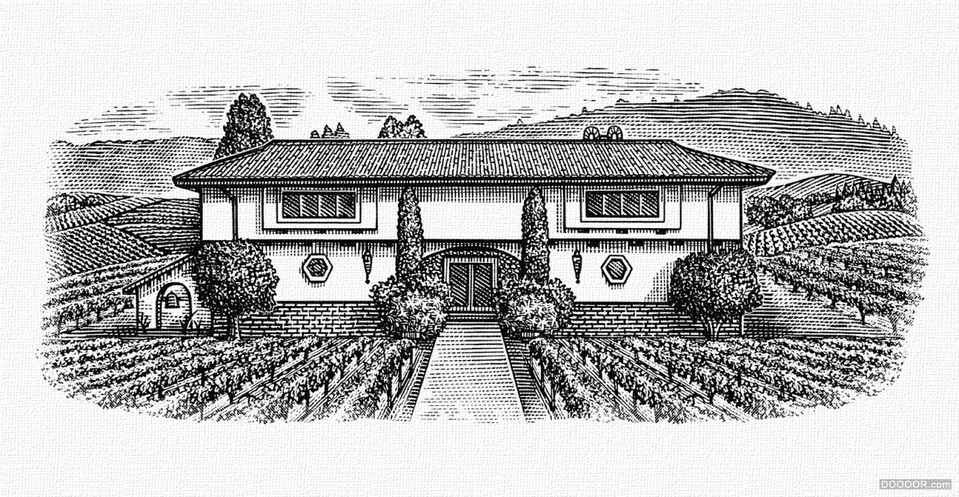 美国Steven Noble木刻雕刻版画风格酒类标签插画作品 [130P] 129.jpg