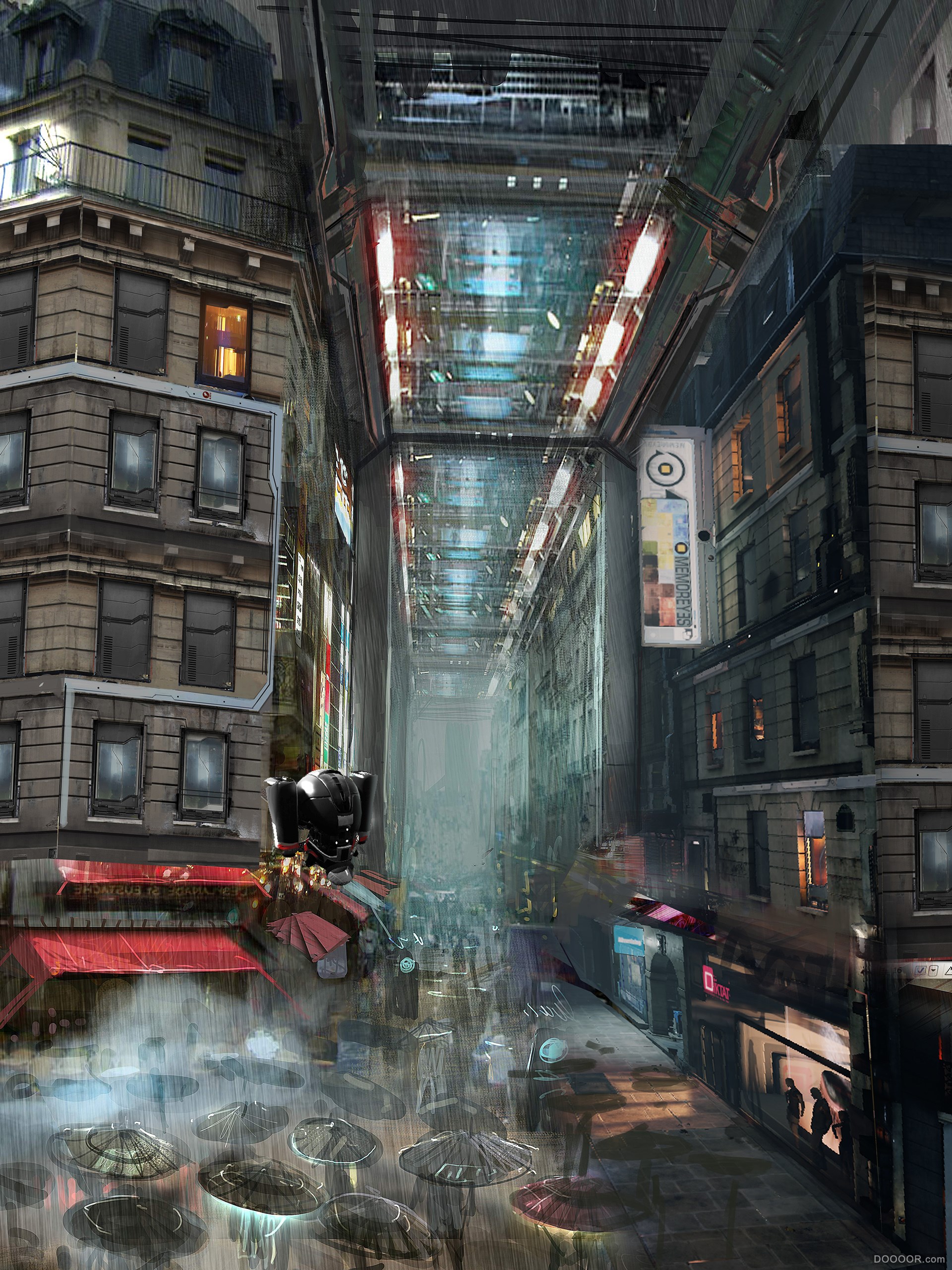 巴黎2084超级科幻场景手绘设定-法国paul chadeisson [57P] (6).jpg