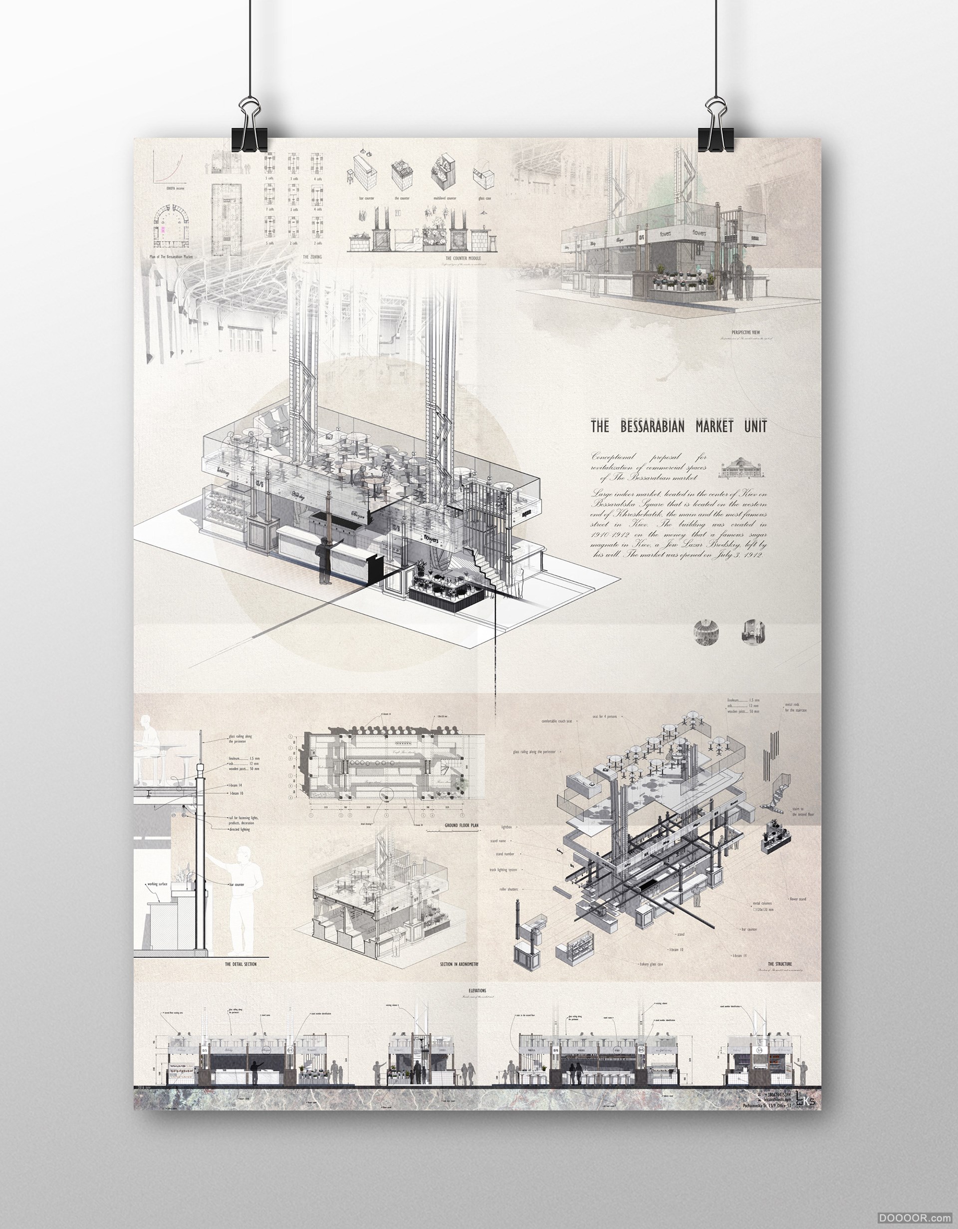 T H E    B E S S A R A B I A N    M A R K E T    U N I T-乌克兰Leks Architects [.jpg