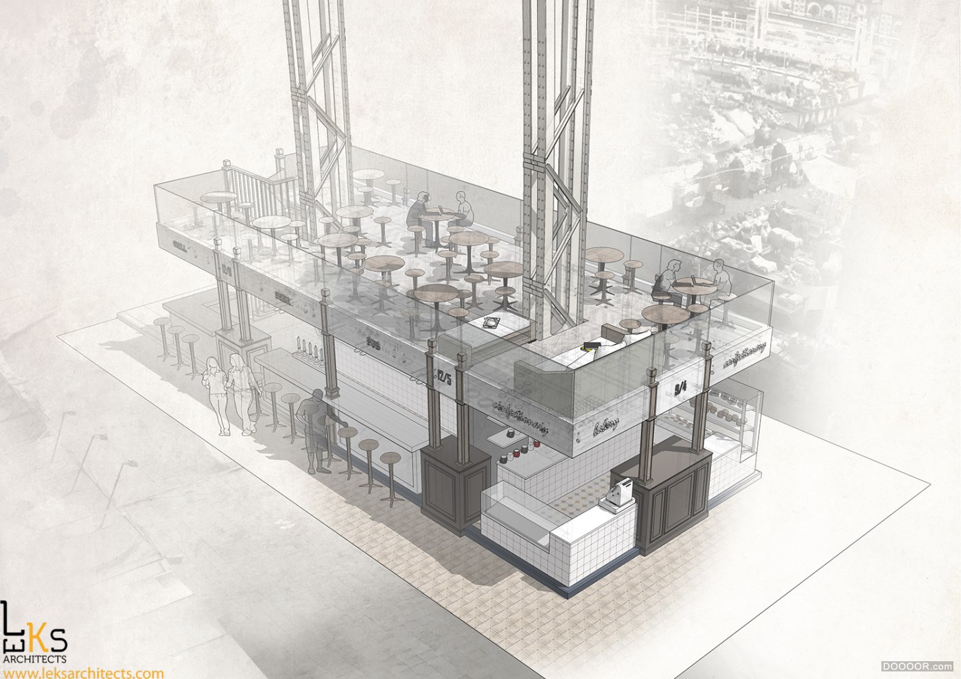 T H E    B E S S A R A B I A N    M A R K E T    U N I T-乌克兰Leks Architects [.jpg