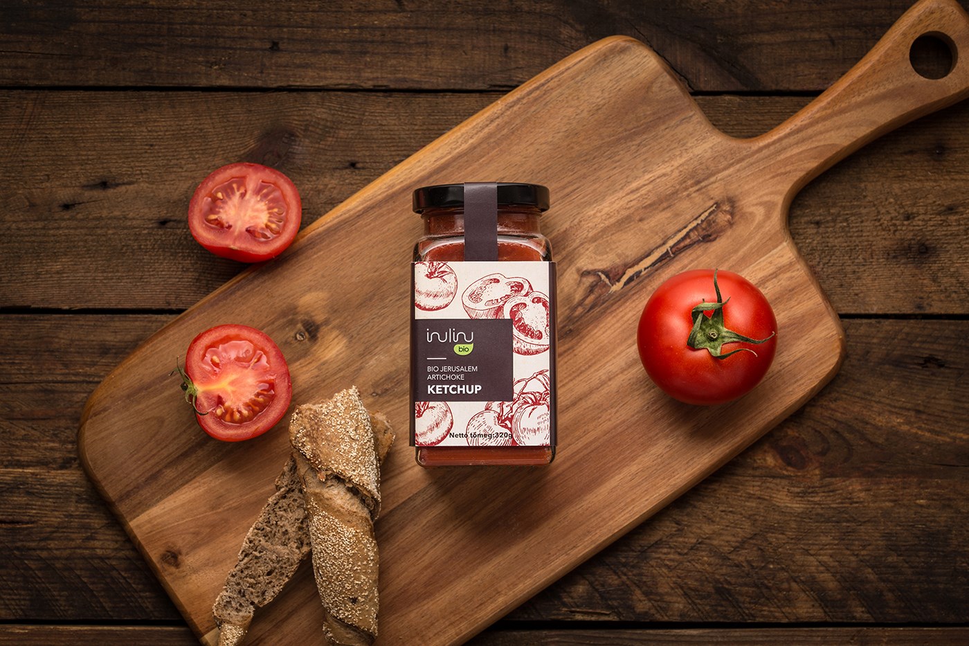 INULINU菊木素酮糖和果酱玻璃瓶装罐头品牌包装设计-匈牙利DekoRatio Branding &amp; Desig.jpg
