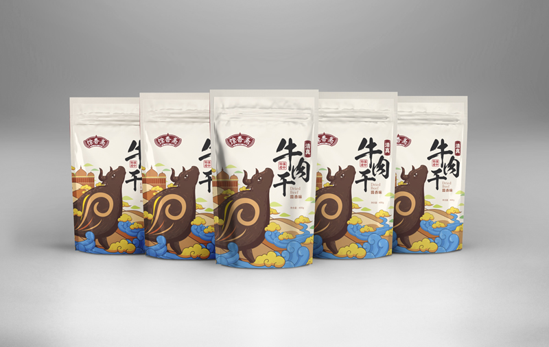 牛肉干包装设计，包装设计，产品设计