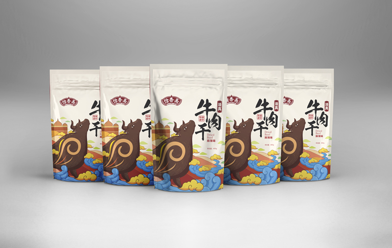 牛肉干包装设计，包装设计，产品设计