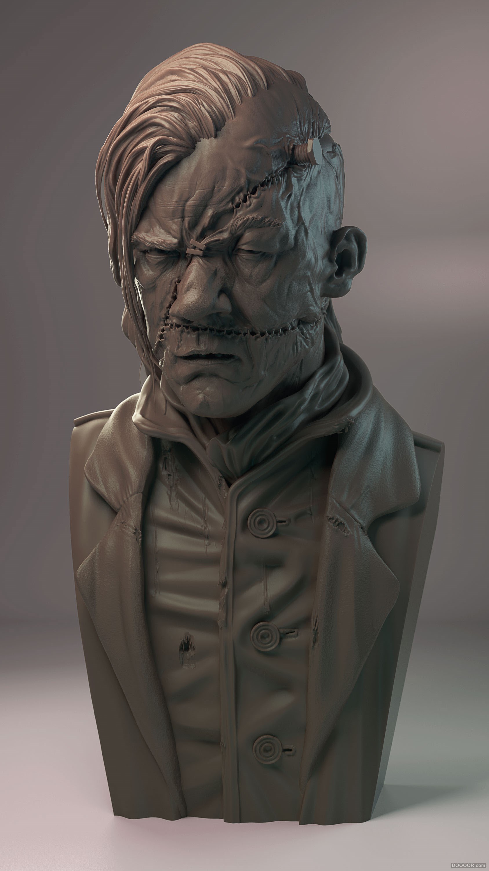 英国James W Cain肖像ZBRUSH雕刻&amp;3D打印作品 [37P] (6).jpg