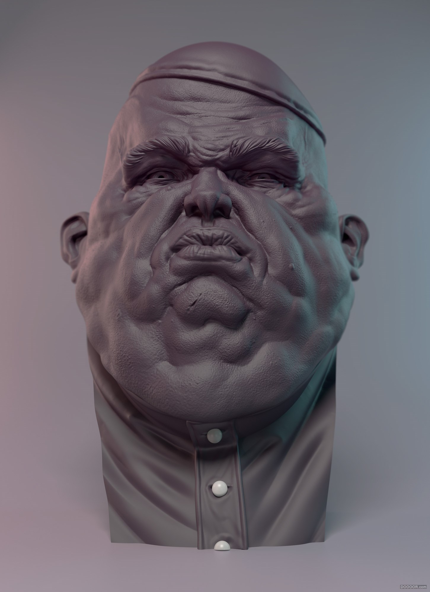 英国James W Cain肖像ZBRUSH雕刻&amp;3D打印作品 [37P] (15).jpg