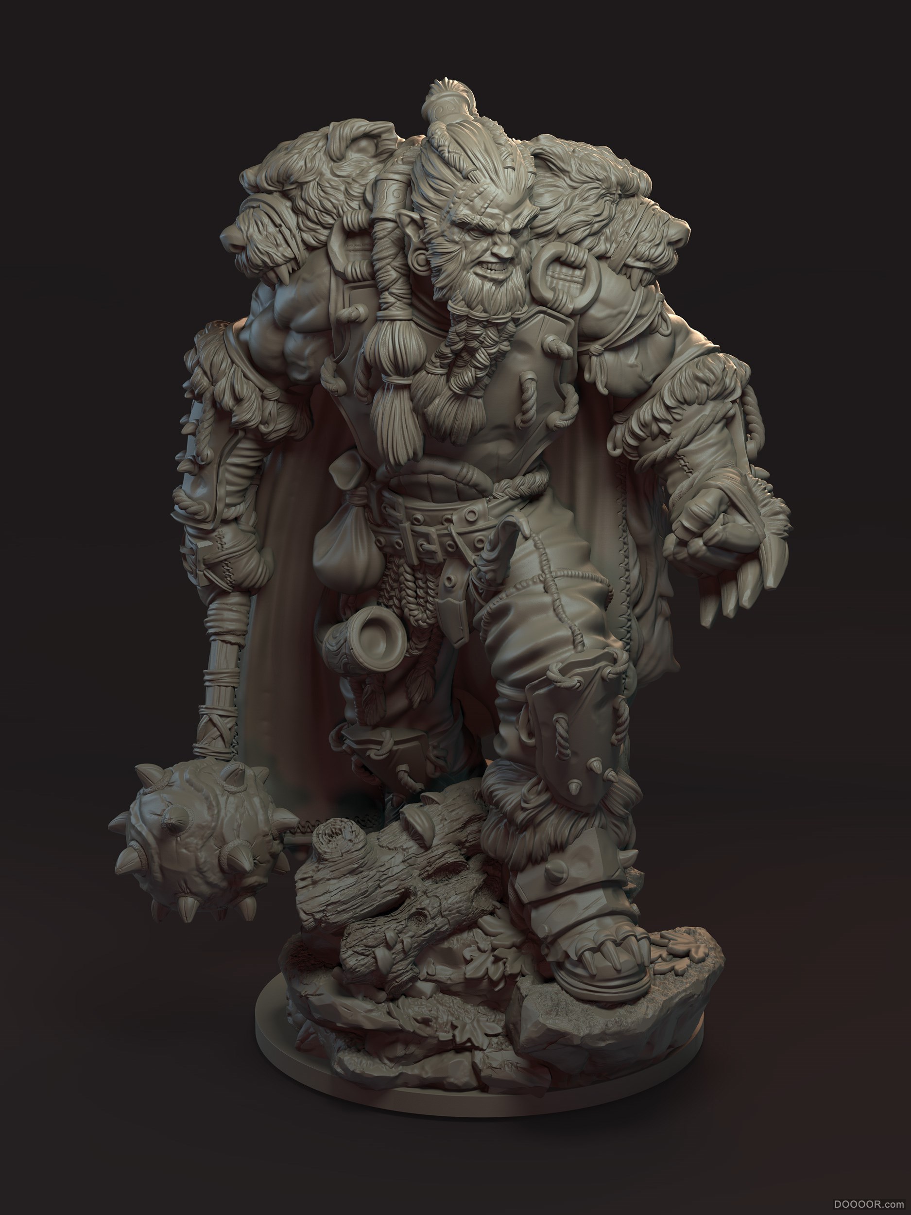 英国James W Cain肖像ZBRUSH雕刻&amp;3D打印作品 [37P] (17).jpg