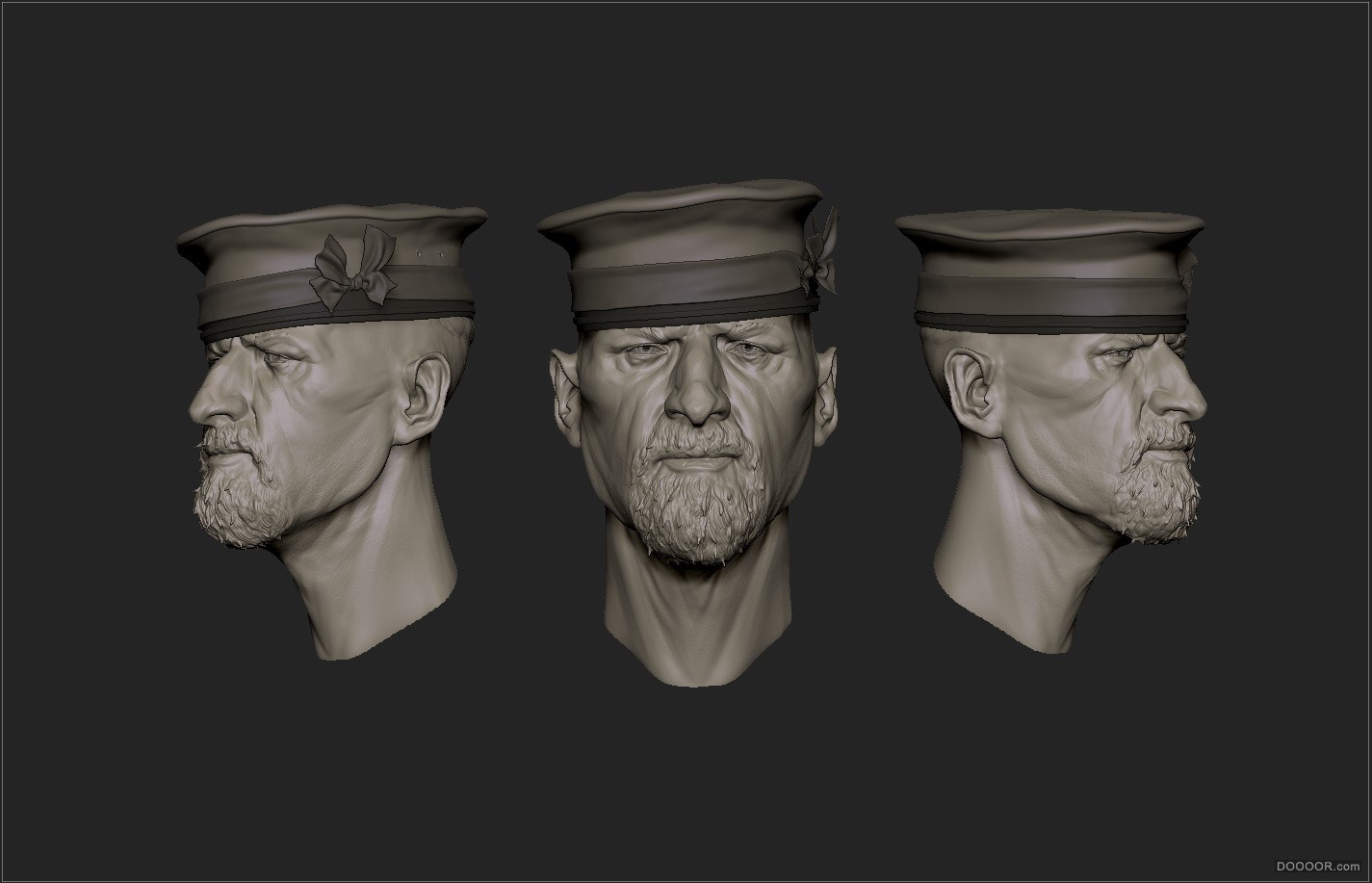 英国James W Cain肖像ZBRUSH雕刻&amp;3D打印作品 [37P] (22).jpg