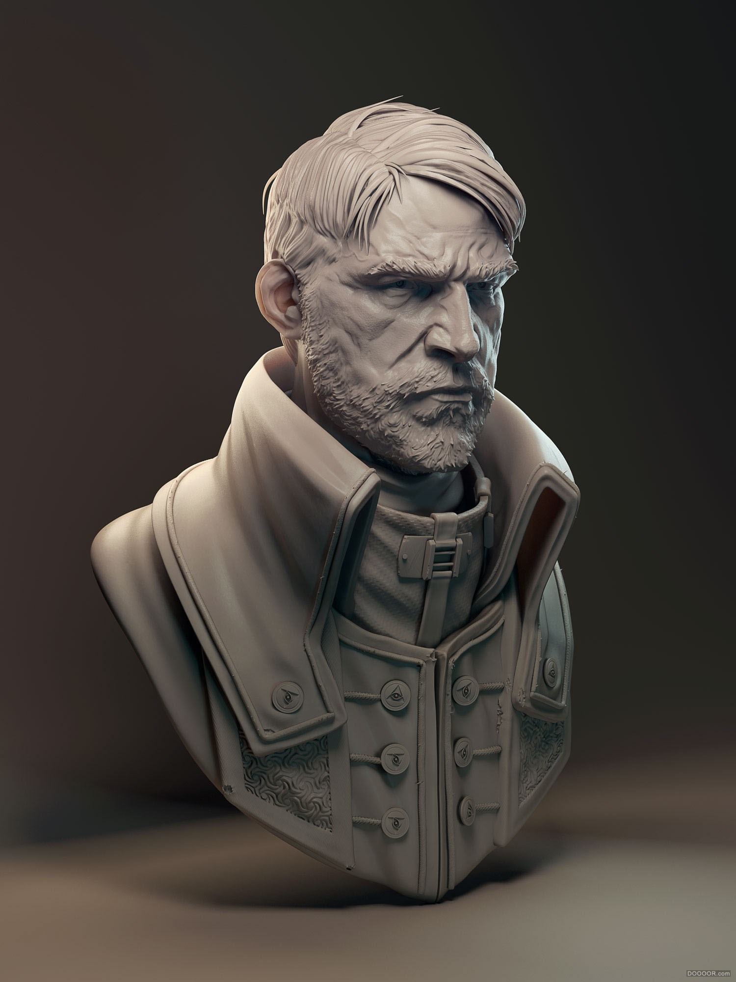 英国James W Cain肖像ZBRUSH雕刻&amp;3D打印作品 [37P] (26).jpg