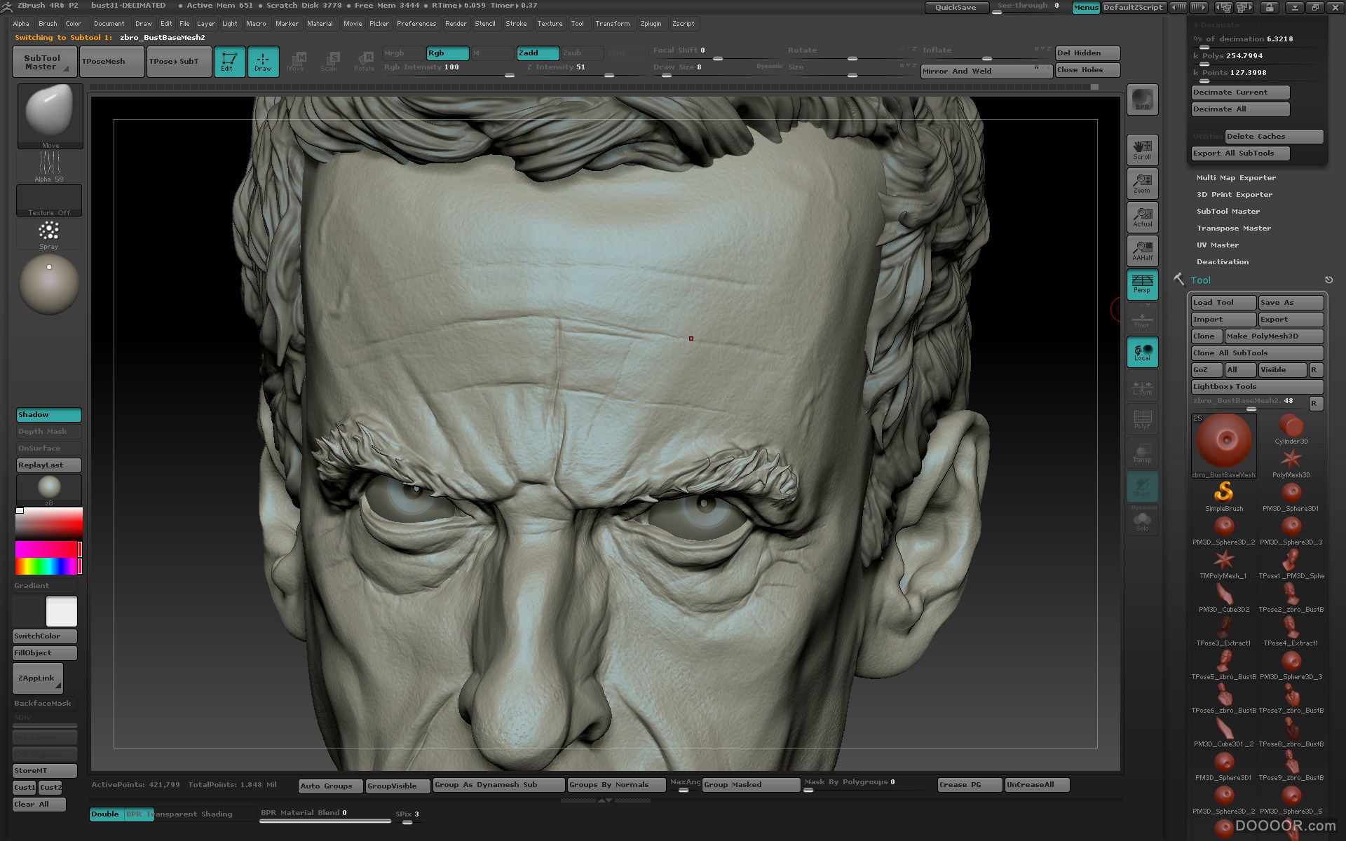 英国James W Cain肖像ZBRUSH雕刻&amp;3D打印作品 [37P] (36).jpg