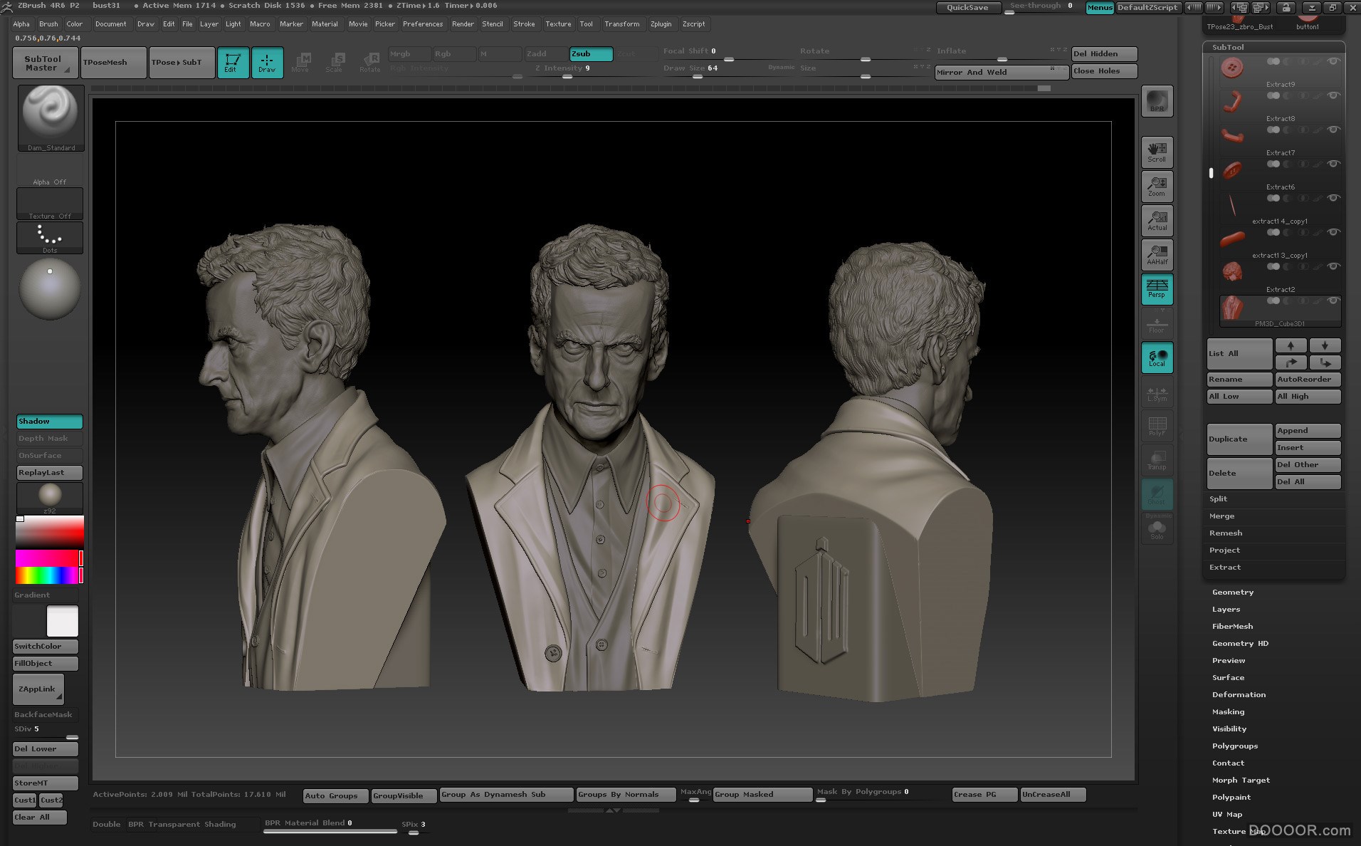 英国James W Cain肖像ZBRUSH雕刻&amp;3D打印作品 [37P] (37).jpg