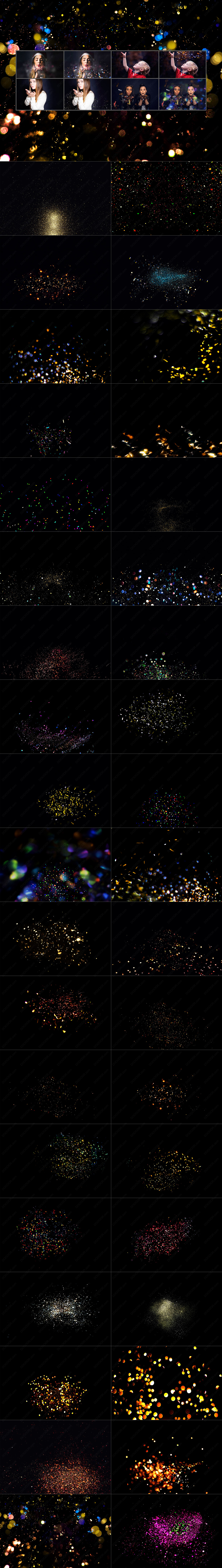 38款摇曳火花璀璨星光超清JPG光效覆盖素材[7000PX].jpg