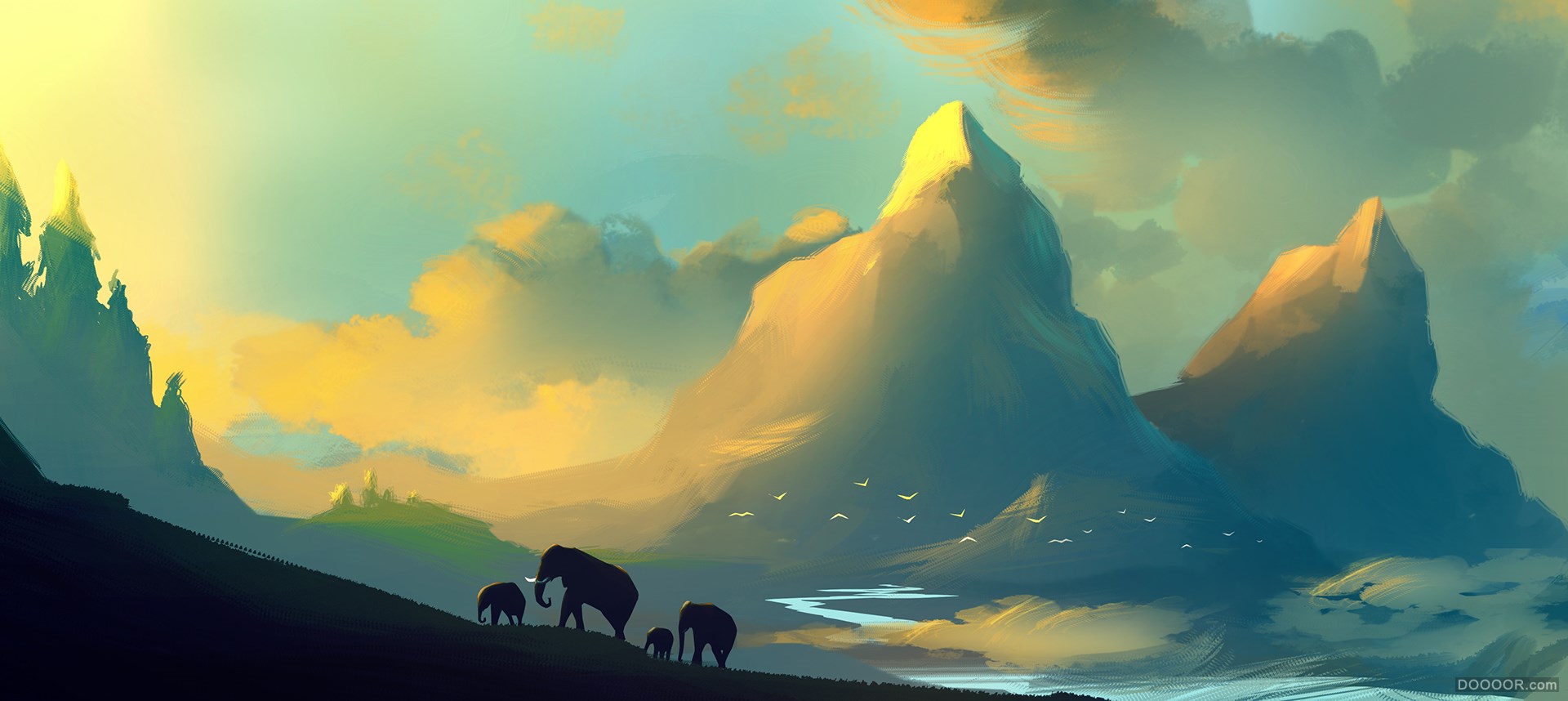 印度jithin puthenpurakkal彩色简笔插画作品 [57P] (14).jpg