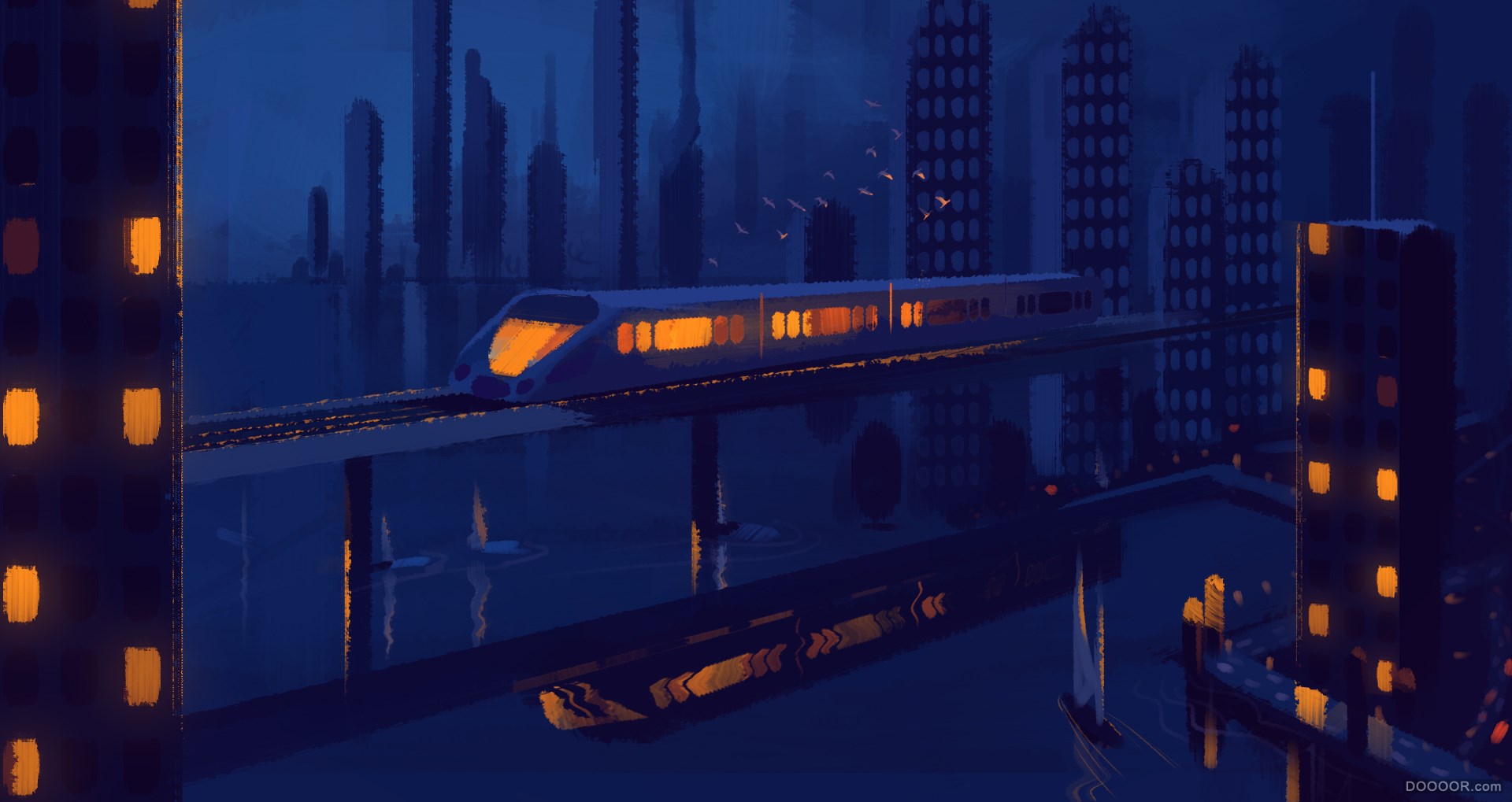 印度jithin puthenpurakkal彩色简笔插画作品 [57P] (16).jpg
