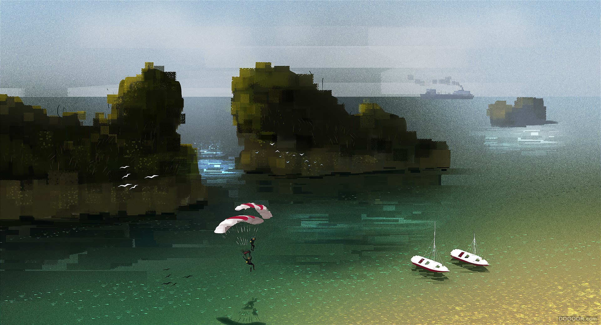 印度jithin puthenpurakkal彩色简笔插画作品 [57P] (19).jpg