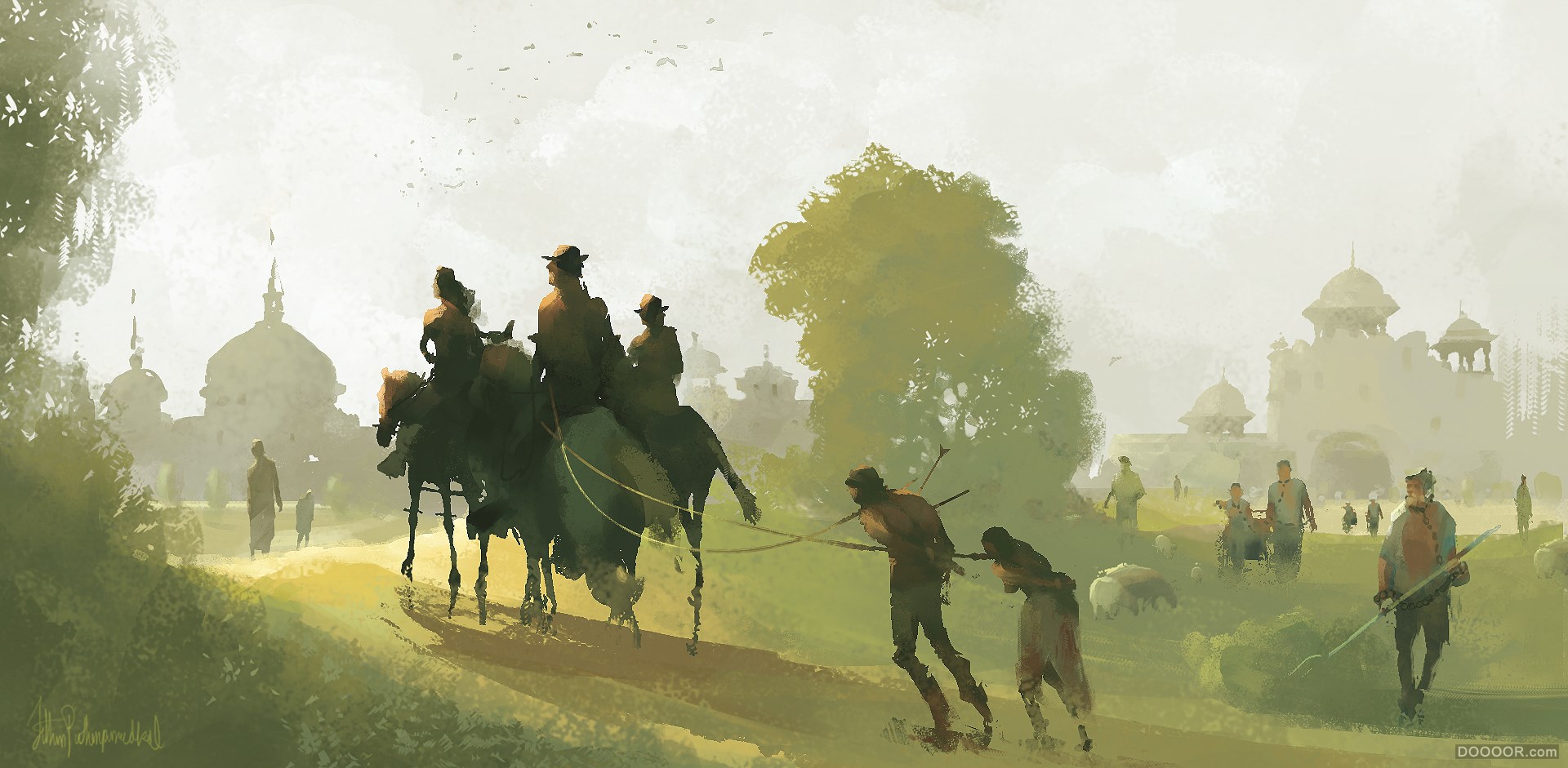 印度jithin puthenpurakkal彩色简笔插画作品 [57P] (25).jpg