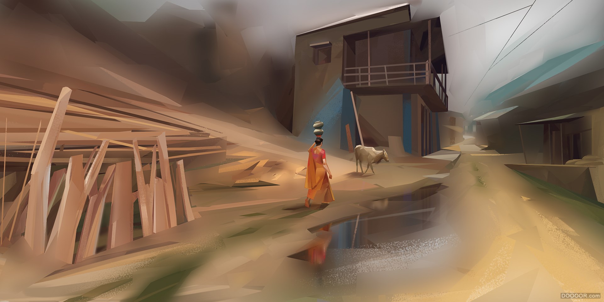 印度jithin puthenpurakkal彩色简笔插画作品 [57P] (53).jpg