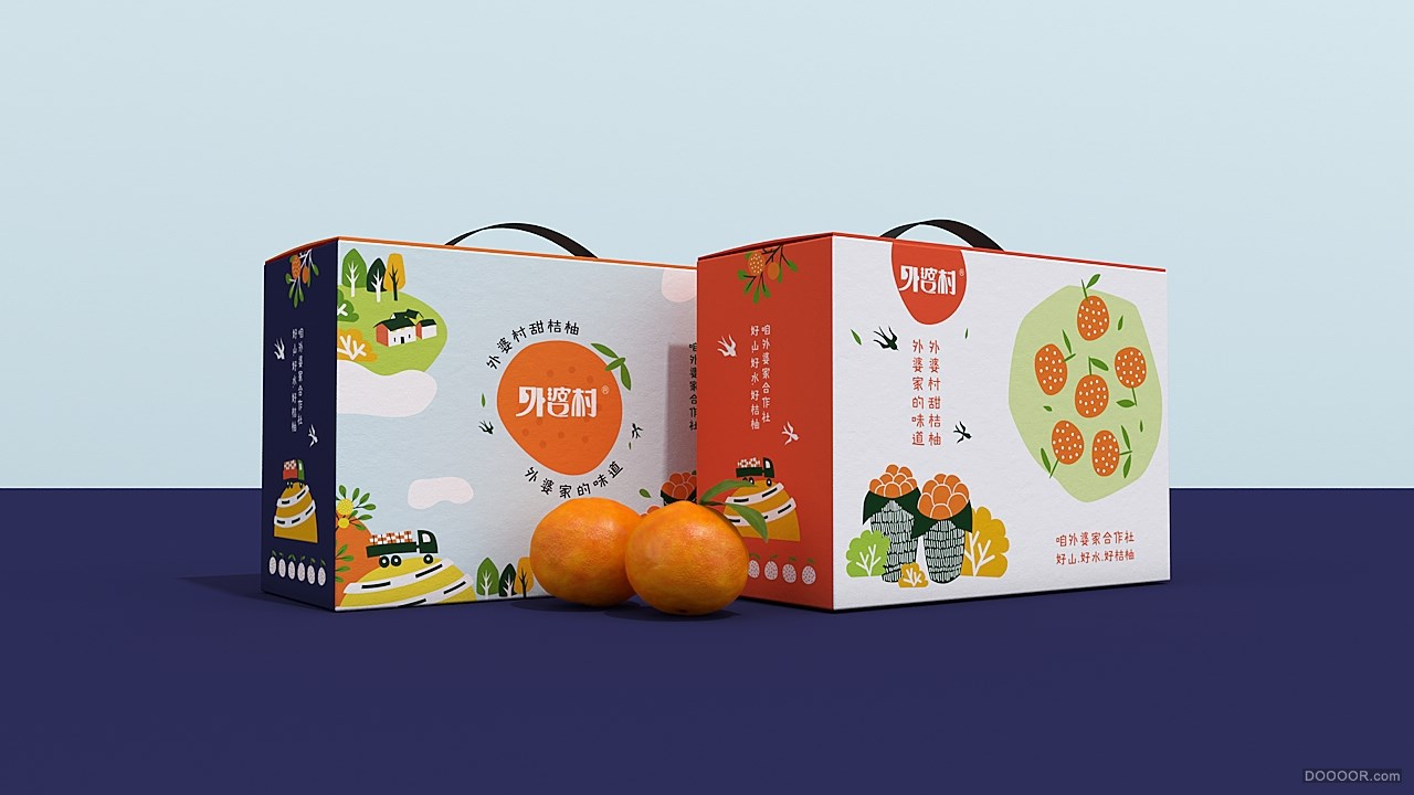 浙江丽水「外婆村」农产品甜橘柚包装设计-北京 Hellocean 你好大海 [36P] 31.jpg.jpg