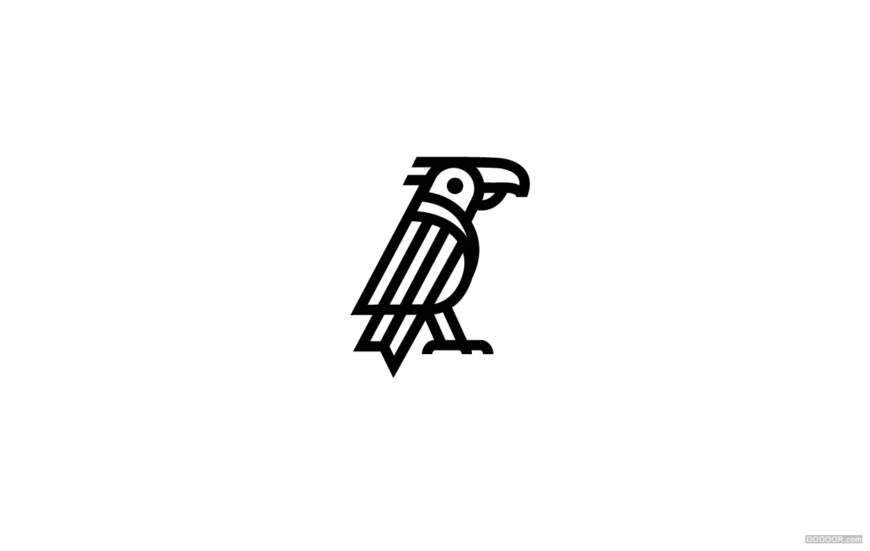 法国Martigny Matthieu动物LOGO线条风格设计欣赏 [76P] (4).jpg