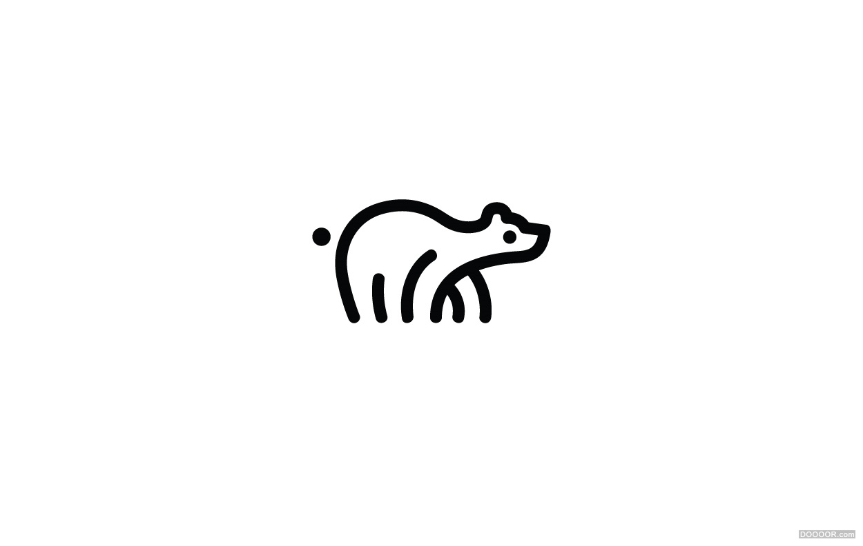 法国Martigny Matthieu动物LOGO线条风格设计欣赏 [76P] (6).jpg