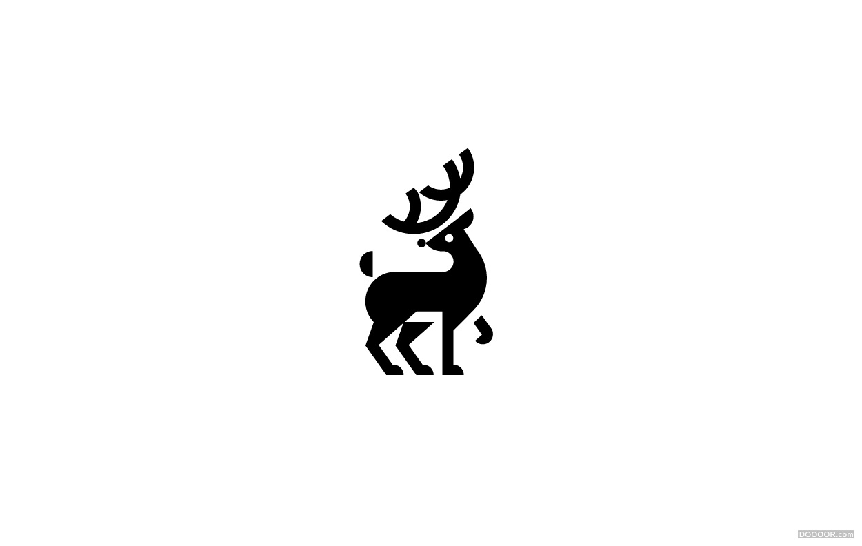 法国Martigny Matthieu动物LOGO线条风格设计欣赏 [76P] (17).jpg