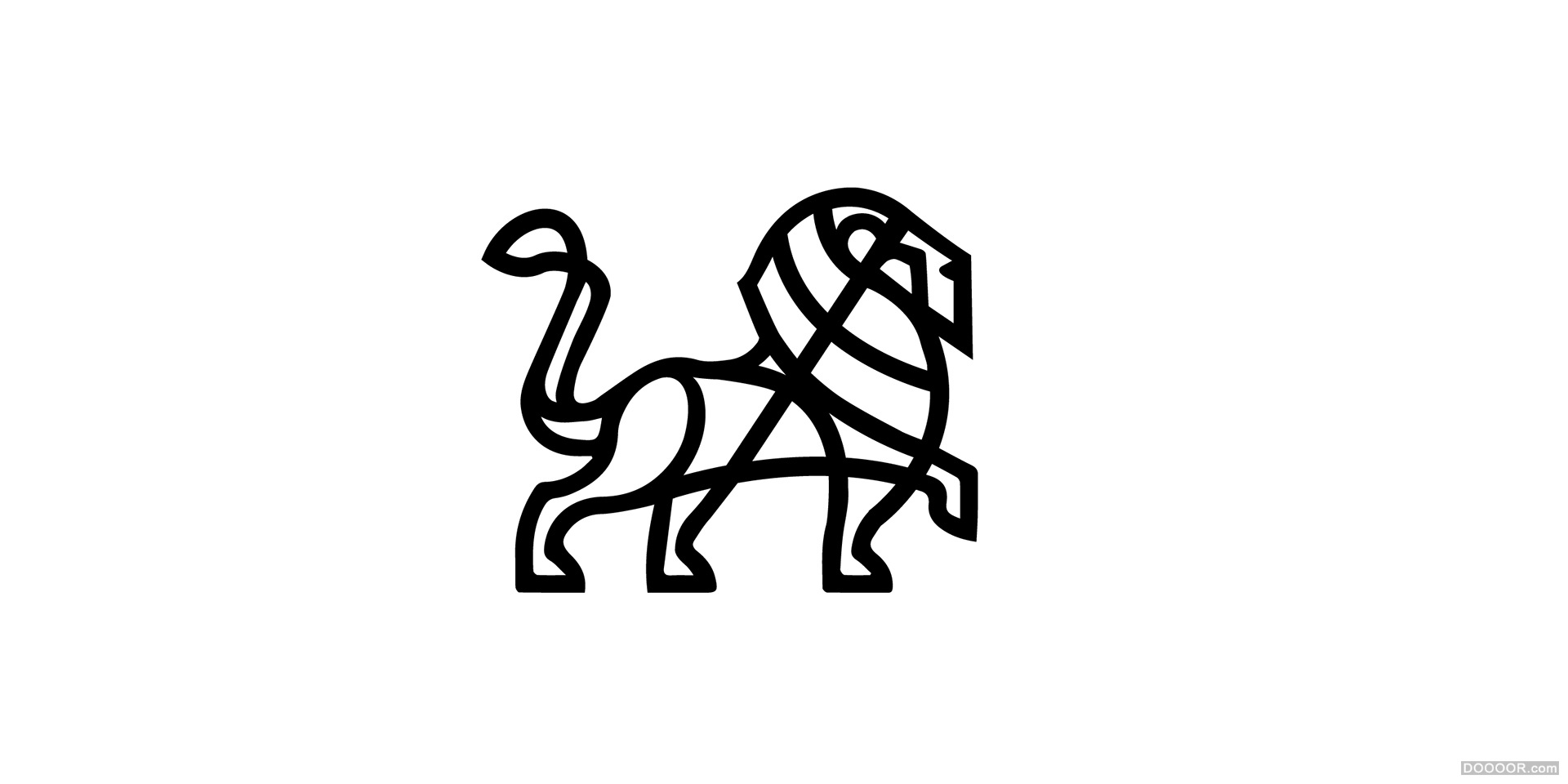 法国Martigny Matthieu动物LOGO线条风格设计欣赏 [76P] (27).jpg