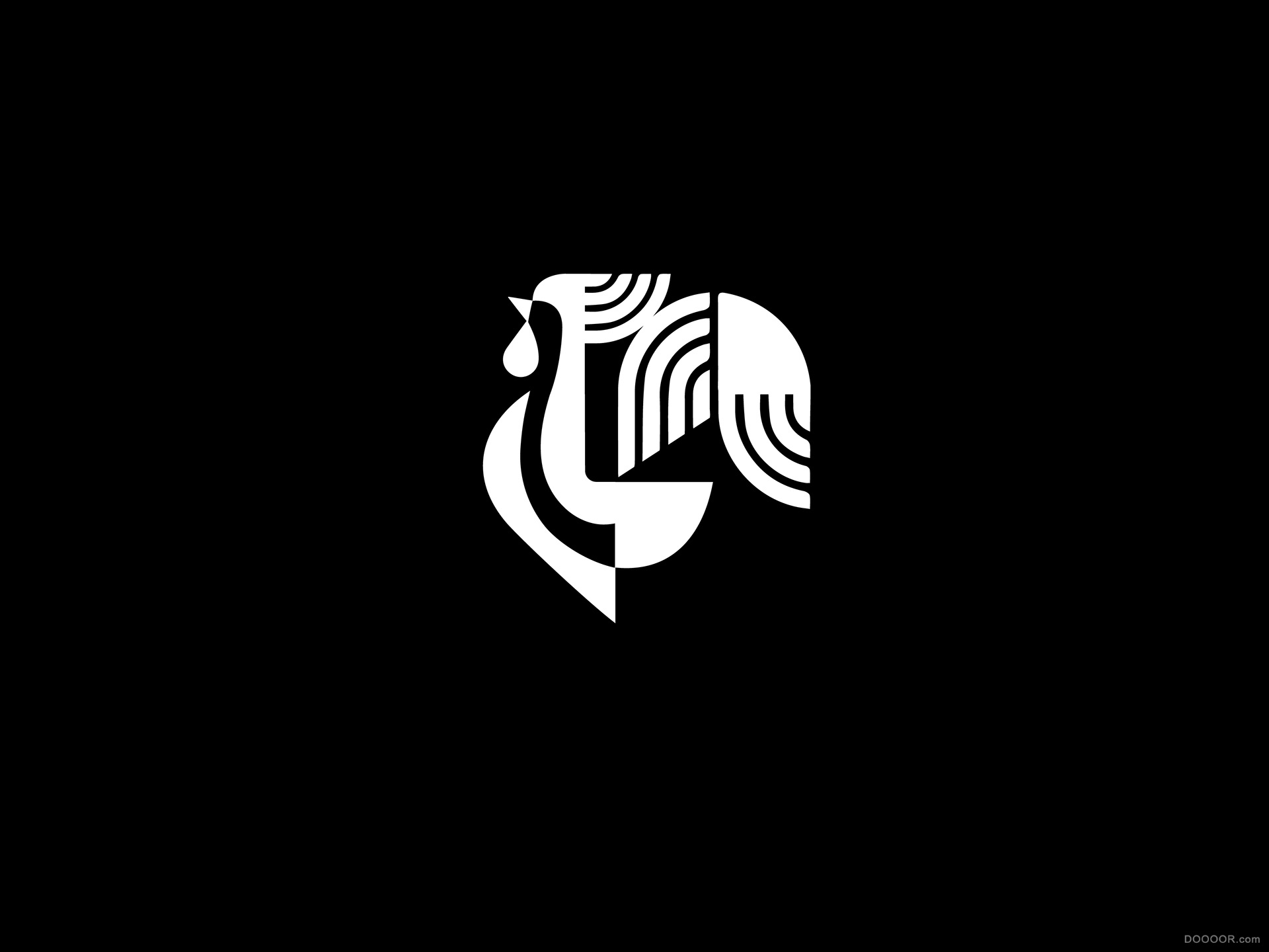 法国Martigny Matthieu动物LOGO线条风格设计欣赏 [76P] (58).jpg