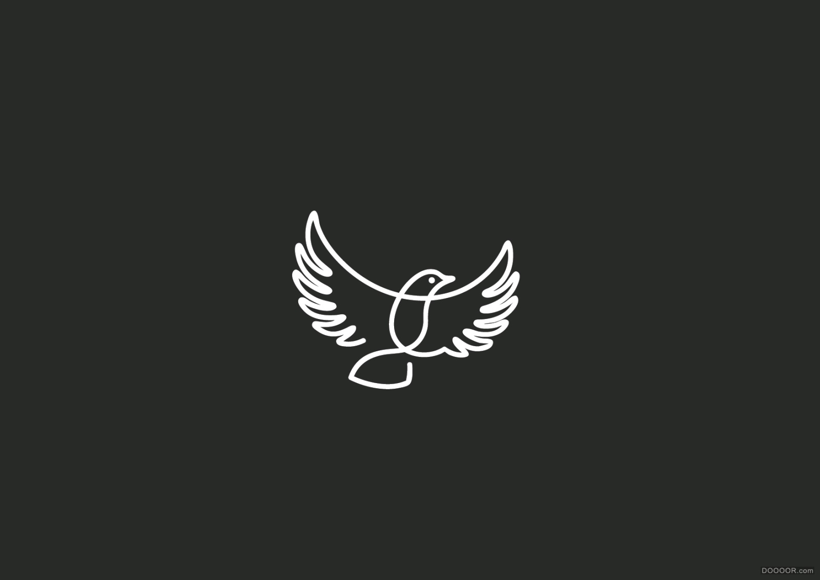 法国Martigny Matthieu动物LOGO线条风格设计欣赏 [76P] (67).jpg