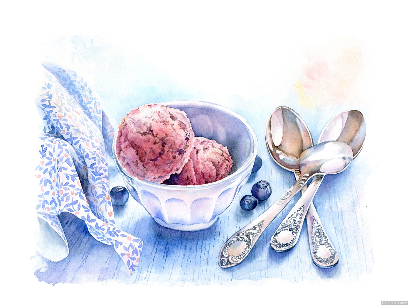 顶级鲜花美食水果手绘插画-挪威Kateryna Savchenko [46P] (4).jpg