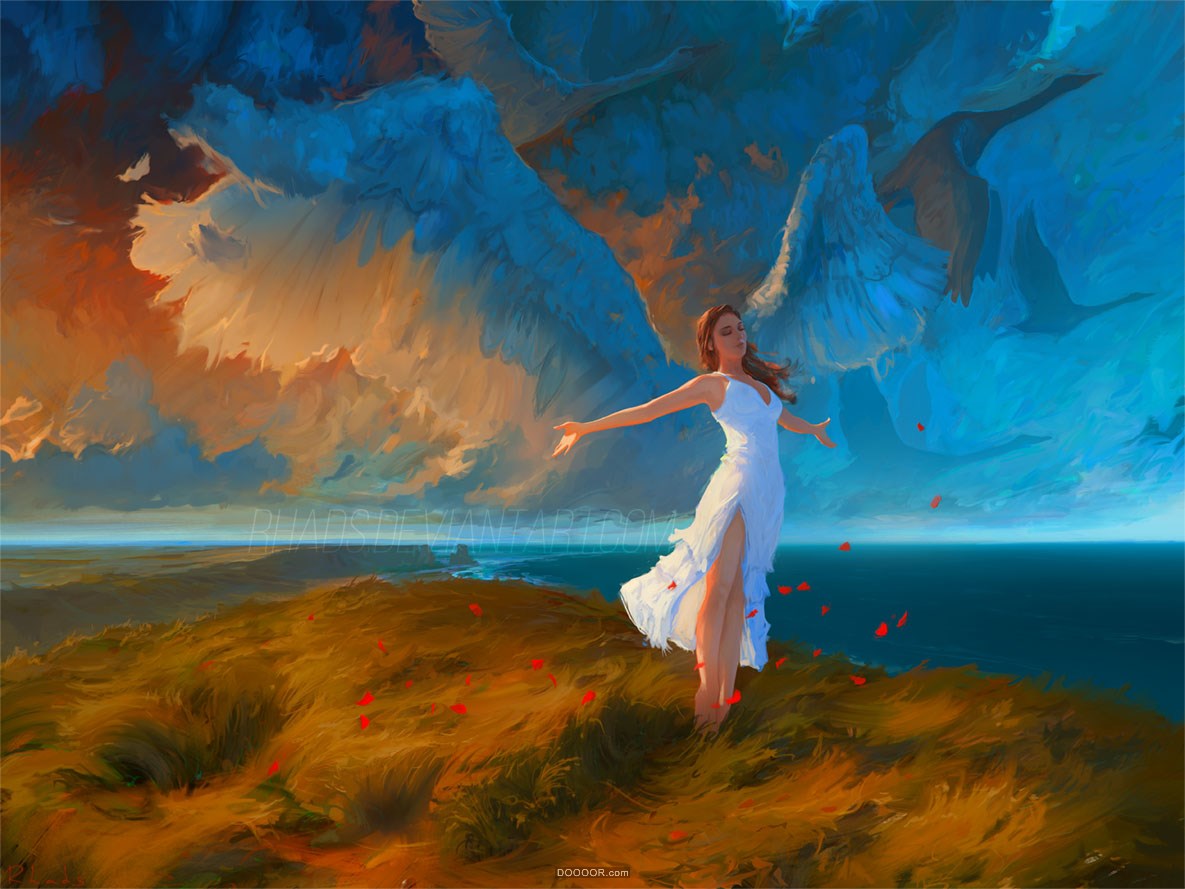 空中海洋-俄罗斯Artem Chebokha空灵想象插画作品 [43P] (1).jpg
