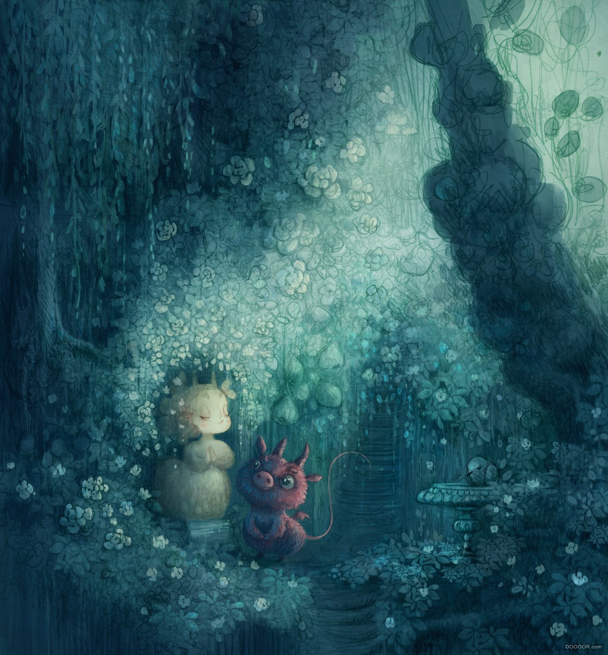 画的很随意，效果很不错-法国Stephanie LEON [22P] (7).jpg